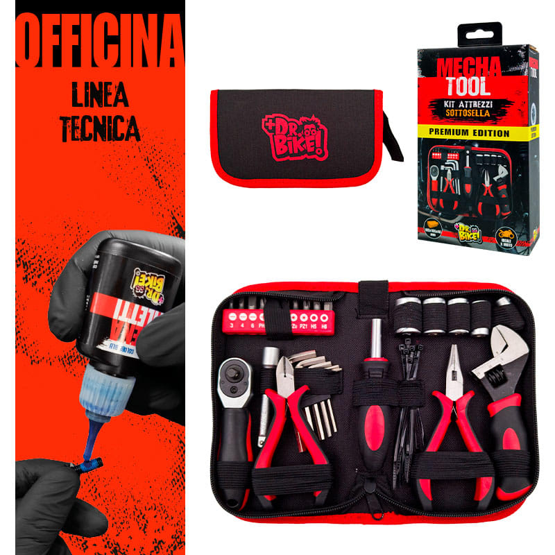 DR BIKE-MOTO - DR.BIKE OFFICINA - Kit Attrezzi MECHA TOOL PREMIUM EDITION