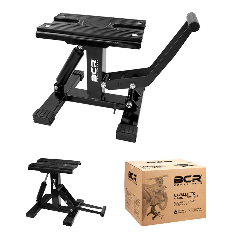 BCR - Cavalletto Alzamoto Centrale. Min 25cm/max 46cm. Carico Max 135 kg