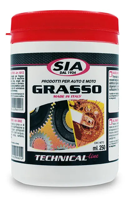 S.I.A - Grasso per Cuscinetti al Litio - Rosso (250ml)