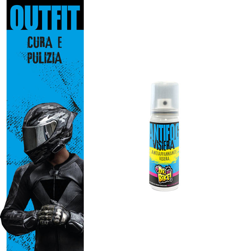 DR BIKE-MOTO - DR.BIKE ABBIGLIAMENTO - Antiappannante Visiera ANTIFOG VISIERA - 100ml