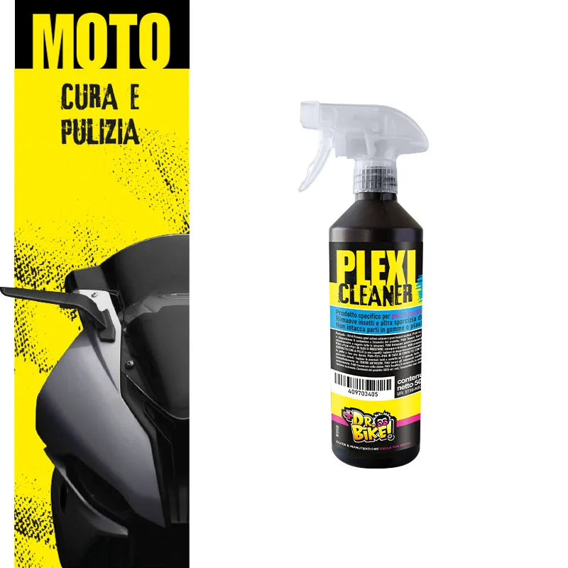 DR BIKE-MOTO - DR.BIKE MOTO - Pulitore Carenature e Cupolini PLEXI CLEANER - 500ml