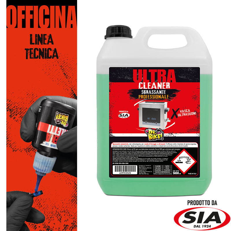DR BIKE-MOTO - DR.BIKE OFFICINA - Liquido Vasca Ultrasuoni ULTRA CLEANER - 5L