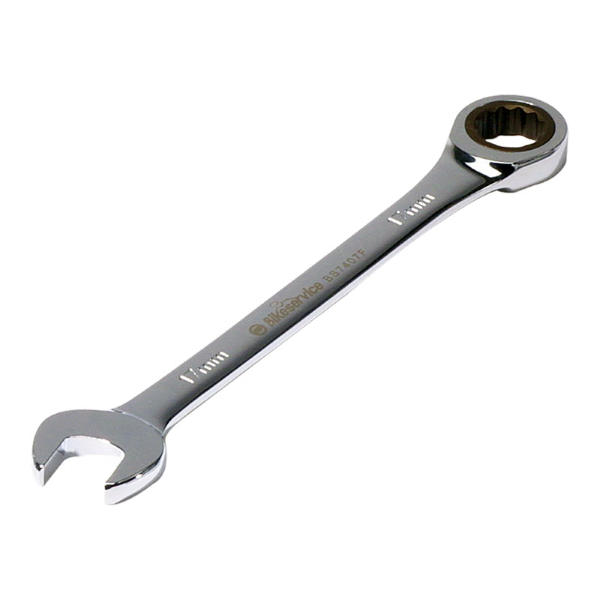 Chiave combinata a cricchetto BIKE-SERVICE 19mm