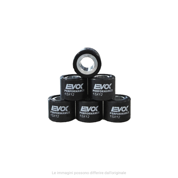 Kit rulli EVOK Iron Drive 15x12mm 7gr