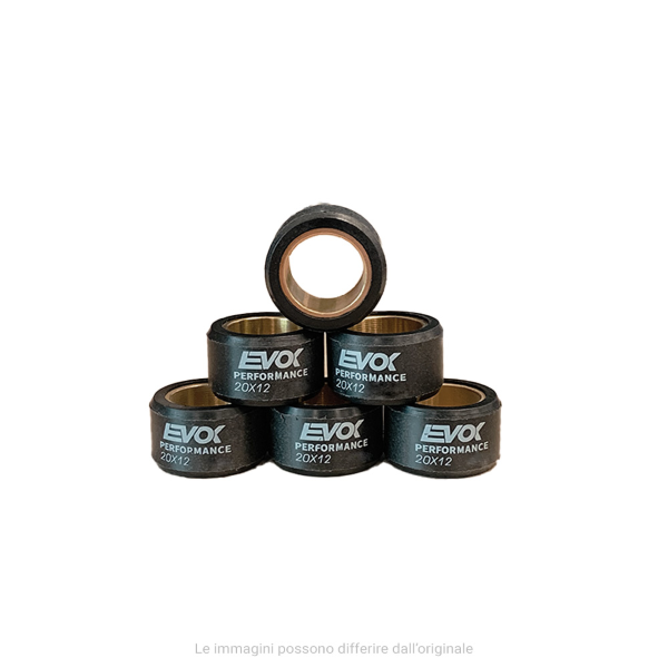 Kit rulli EVOK Iron Drive 20x12mm 8,5gr