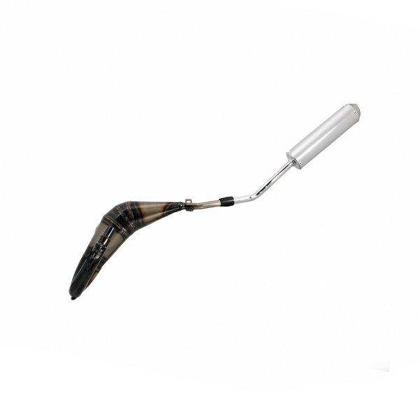 Marmitta Evok Iron Pipe saldata con silenziatore Shorty in Alluminio e Inox per Sherco SE-SM 50 08-24