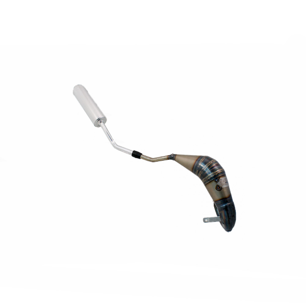 Marmitta Evok Iron Pipe saldata con silenziatore Shorty in Alluminio e Inox per Rieju MRT 50 09-22