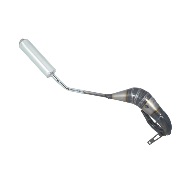 Marmitta Evok Iron Pipe saldata con silenziatore Shorty in Alluminio e Inox per Fantic Caballero/XE-XM 50 17-25
