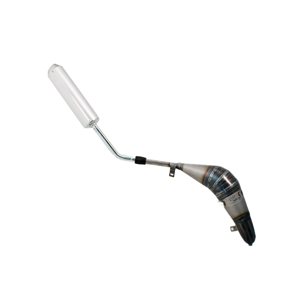 Marmitta Evok Iron Pipe saldata con silenziatore Shorty in Alluminio e Inox per Beta RR EN-SM 50 12-21