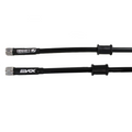 TUBO FRENO 1650MM DADO GIREVOLE 1/8 BSP - NERO