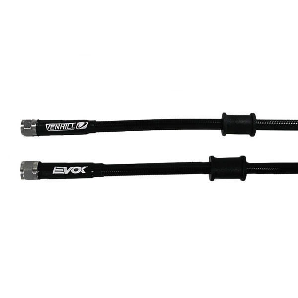 TUBO FRENO 450MM DADO GIREVOLE 1/8 BSP - NERO