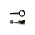 BANJO DRITTO DA 7/16": HARLEY, ACCIAIO INOX