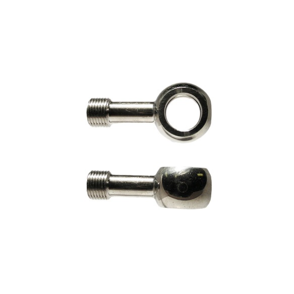 BANJO DRITTO DA 7/16": HARLEY, ACCIAIO INOX