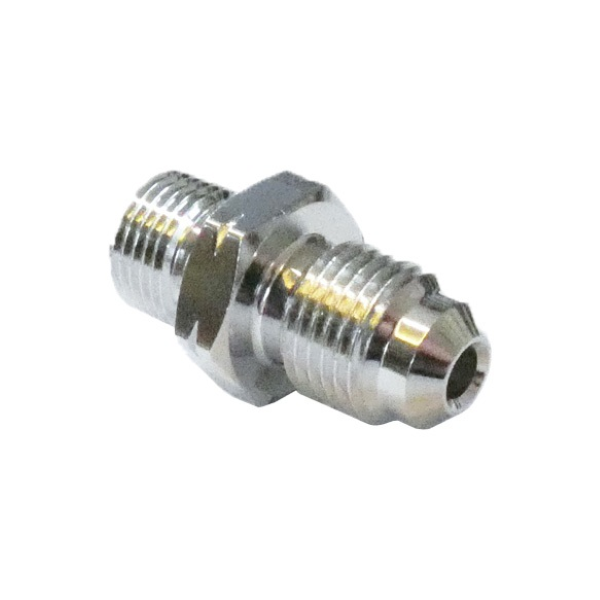 ADATTATORE CONVESSO MASCHIO M10x1,00, CROMATO
