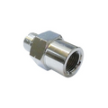 ADATTATORE CONCAVO FEMMINA M10x1,25, CROMATO