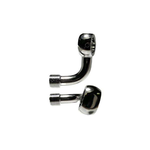 M10 BANJO 90ø + 20ø CURVA SINISTRA, CROMATO