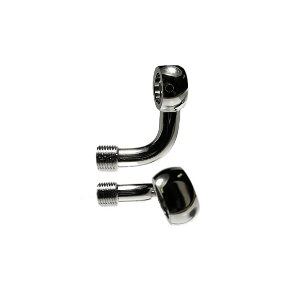 M10 BANJO 90ø + 20ø CURVA DESTRA, CROMATO