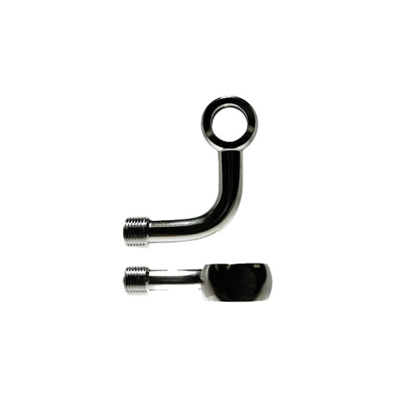 M10 90ø BANJO LUNGO, CURVA A LATO, CROMATO