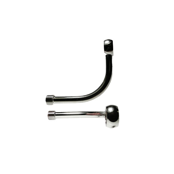 M10 90ø BANJO EXTRA LUNGO, CROMATO