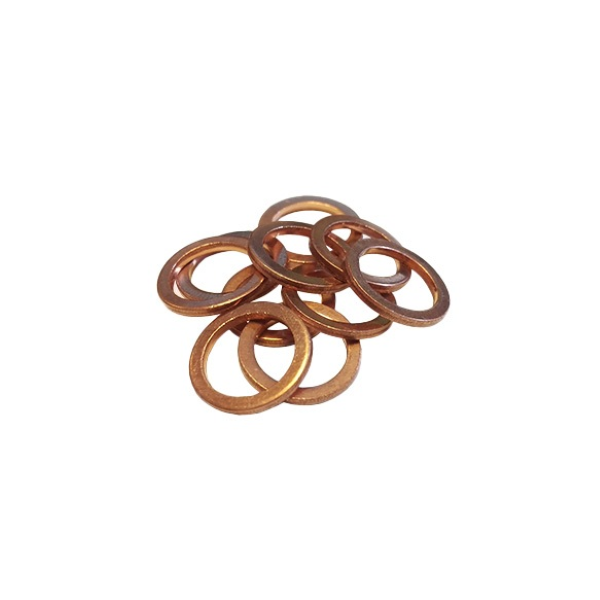 RONDELLA IN RAME DA 10 MM - PACCO DA 10 PZ
