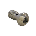 Bullone banjo singolo bombato UNF da 3/8" cromato