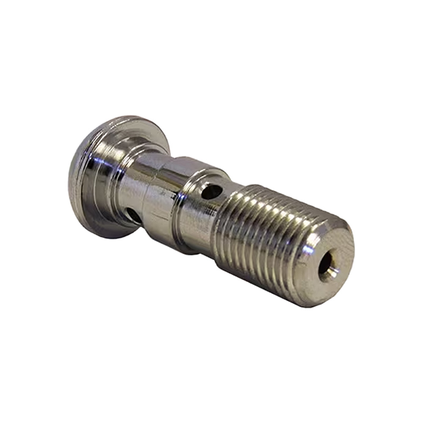 Vite banjo doppio bombato M10x1 mm, cromato