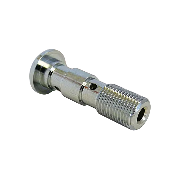 Bullone banjo doppio bombato da 7/16" x 24 TPI, cromato