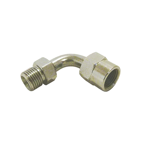 GIUNTO GIREVOLE 90ø 1/8 BSP CROMATO