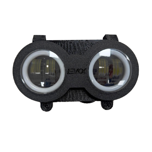 Fanale a led EVOK IRON LED per Booster 50 doppio faro