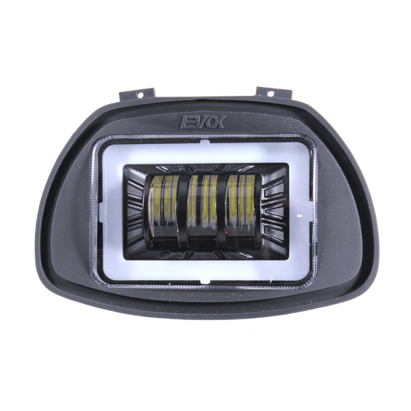 Fanale completo anteriore 3 lenti forma rettangolo Evok Iron led per Piaggio Vespa GL-Sprint-180 SS
