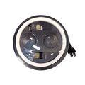 Fanale completo anteriore Evok Iron Led per Vespa PK Disegno PX