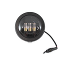 Fanale Completo Anteriore Senza Angel Eyes Fondo Nero Iron led EVOK Piaggio Vespa HP fl 50-125cc