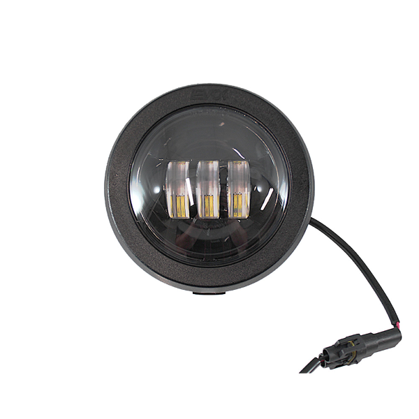 Fanale Completo Anteriore Senza Angel Eyes Fondo Nero Iron led EVOK Piaggio Vespa HP fl 50-125cc