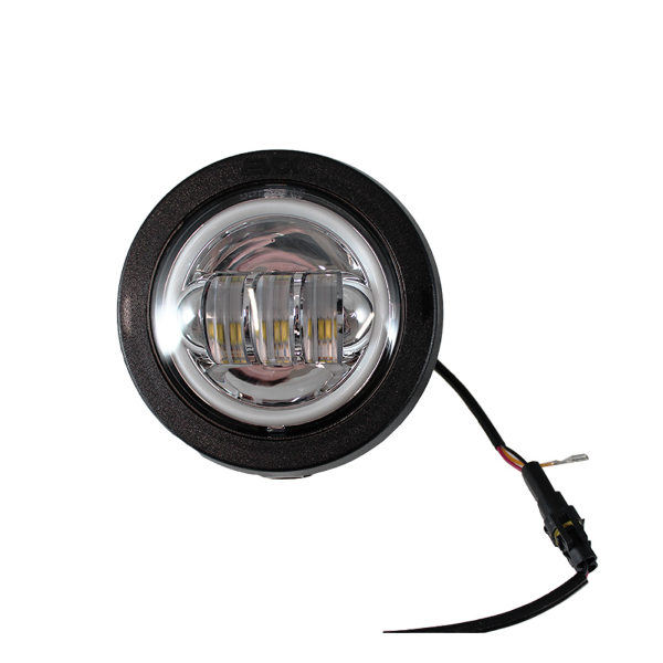 Fanale Completo Anteriore Fondo Cromato Iron led EVOK Piaggio Vespa HP fl 50-125cc