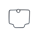 Guarnizione vaschetta Keihin per carburatori Pwk28 - Pe20-28 - W1354-042-9900