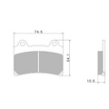 Pastiglie Freno Nissin A0250 Premium Semi-Metallic - 2P-228NS