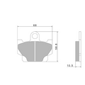 Pastiglie Freno Nissin A0270 Premium Semi-Metallic - 2P-230NS