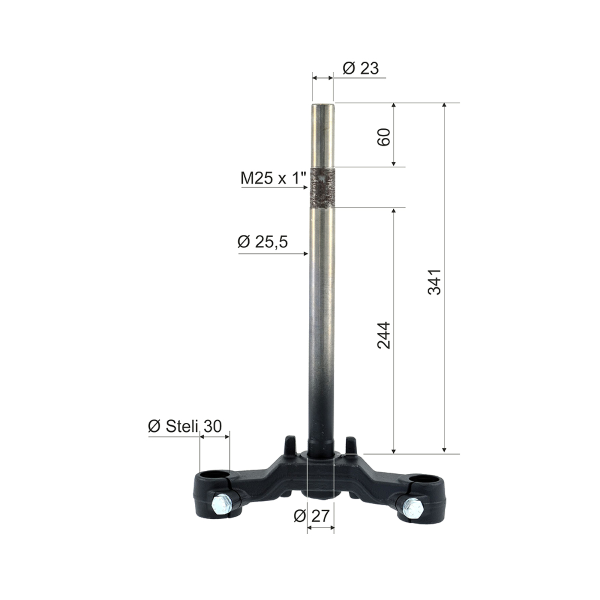 Testa forcella RMS Mbk Booster Ng/Nitro/Aerox 50cc
