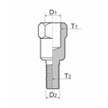 Adattatore specchietto RMS M10 destro