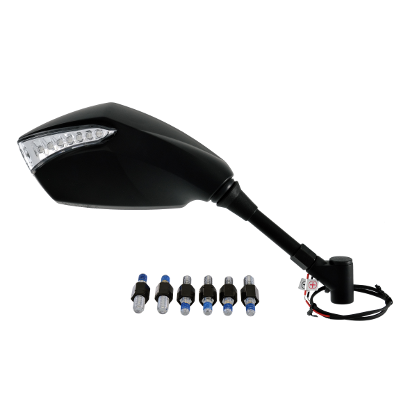 Coppia specchietti universali RMS con frecce