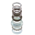 Serie sterzo completa RMS Piaggio Mp3/Gilera Fuoco 500cc
