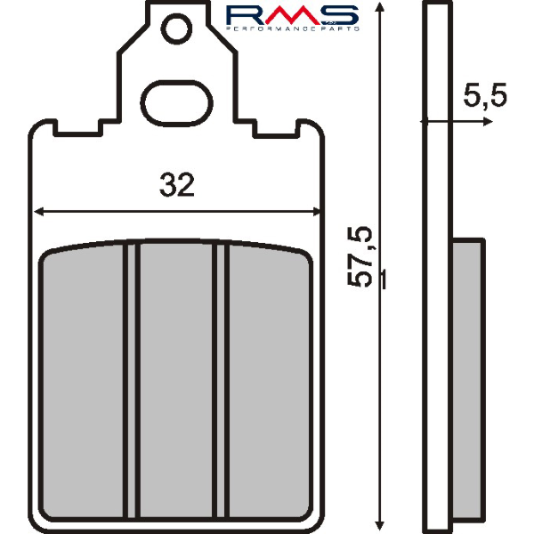 Pastiglie Freno RMS Organiche Malaguti F12 Phantom/F15 Firefox