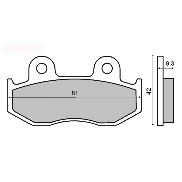 Pastiglie Freno Sinter-Tech Honda Sh 125-150cc