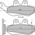 Pastiglie Freno RMS Organiche Piaggio Hexagon Lx 125cc/Skipper st 125cc