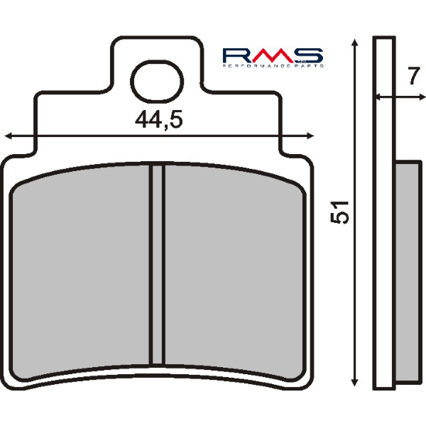 Pastiglie Freno RMS Organiche Kymco Grand Dink 250cc