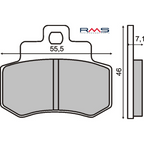 Pastiglie Freno RMS Organiche Kymco Grand Dink 250cc