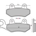 Pastiglie Freno RMS Organiche Kymco Vitality 50cc