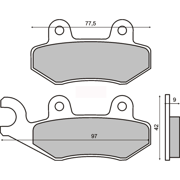 Pastiglie Freno Sinter-Tech Malaguti Centro 125cc ie