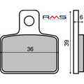 Pastiglie Freno RMS Organiche Montesa Cota