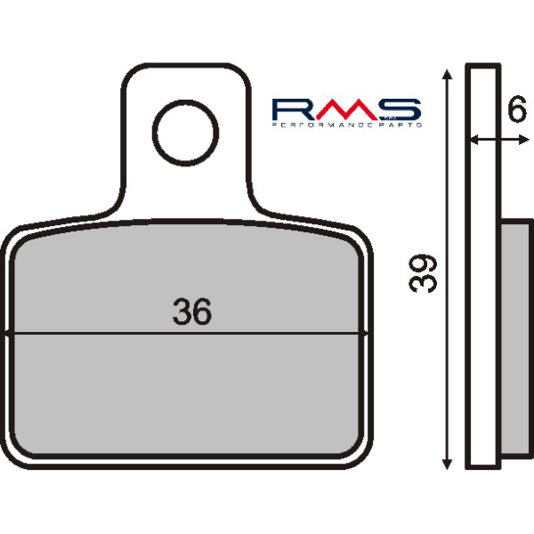 Pastiglie Freno RMS Organiche Montesa Cota